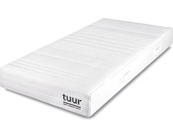 Tuur® Original Plus Matras 90x210 cm - 100% Natuurlatex Ergonomisch Matras - Dual Comfort Zacht-Stevig - Paardenhaar Hennep - Ademend Duurzaam Orthopedisch Slaapcomfort mit Biokatoen Wol