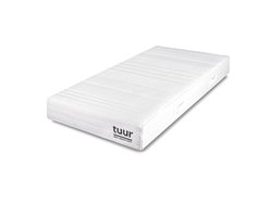 Tuur® Pure Koudschuimmatras 80x200 cm - 7 Zone Ergonomisch Naturalis® Matras met Biokatoen & Wol - Dual Comfort Medium-Stevig - Ademend, Duurzaam & Natuurlijk Slaapcomfort