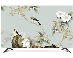 TV beschermhoes - Schermdoek - Scherm beschermen - Artistiek design - 60 inch - Geel
