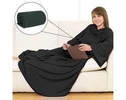 TV Fleece Deken Zwart