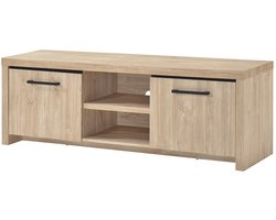 TV kast Esprit in bleke eik 160x55x45cm