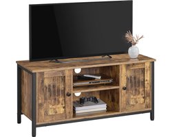 TV-kast met open opbergvakken en verstelbare legplanken voor 45 inch televisies