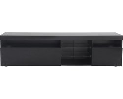 TV-kast opbergvak tv-tafel tv-bank tv-meubels helder paneel bijzettafel