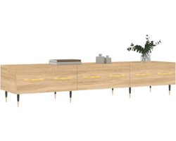 Tv-meubel 150x36x30 cm bewerkt hout sonoma eikenkleurig