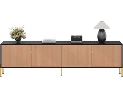 TV-meubel - 179x35x53.5 cm - Color-block Design - Uniek en Modern Model - Hout - Meerkleurig