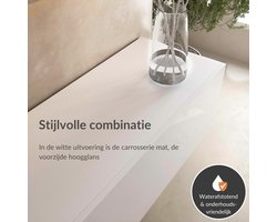 TV Meubel 300 cm Hangend of Staand – Modern TV Kast Wit – 3x TV Dressoir 100 cm – TV Meubel voor Woonkamer met Kabelbeheer & Softclose Deuren – Medahomestore Lux Premium TV Tafel Wandkast – 300x38x33 cm