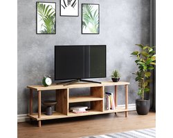 TV meubel Ærøskøbing 120x29x43 cm houtkleurig