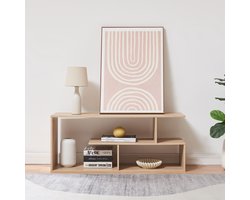 Tv-meubel Anän 100x30x42 cm eikenkleurig [en.casa]