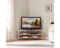 Tv meubel Berg 110x36x42 cm beige [en.casa]