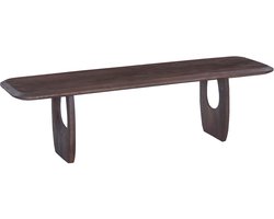 Tv-meubel Braga - 160x45x45cm - Massief Mangohout - Donkerbruin - Rousseau - TV-meubel - Bruin - Hout