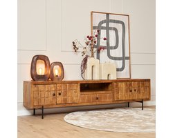 Tv meubel Brandy - 220 cm - naturel