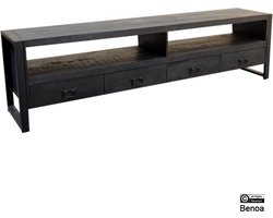 TV-meubel Britt Zwart | 220 cm