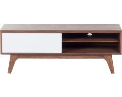 TV-meubel BUFFALO Bruin/wit