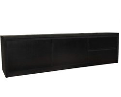 Tv meubel Cassie zwart 200cm tv kast industrieel tv-meubel