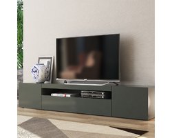 tv-meubel Cosmopolitan | 200 x 40 x 36,5 cm | Antraciet