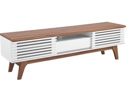 TV-meubel DETROIT Bruin/wit