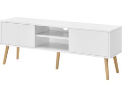 TV meubel Eskilstuna tv kast 120x29,5x46,5 cm wit