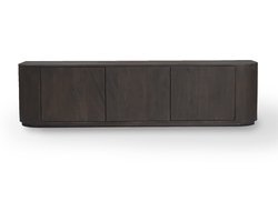 TV-meubel Foster - Donkerbruin Mangohout - Modern & Sfeervol