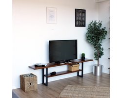 tv meubel/ industrieel / massief hout / tv kast