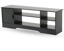 TV Meubel Industrieel Zwart - TV Meubels Hout - TV Standaard voor Slaapkamer of Woonkamer