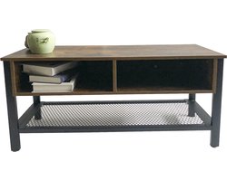 TV meubel kast Stoer - dressoir - industrieel vintage design - 140 cm breed