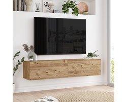 Tv-meubel Lapinlahti 140x31,5x29,5cm houtkleurig