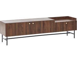 TV-meubel LISMORE Donkerbruin