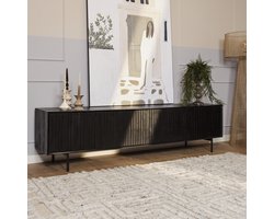 TV-meubel Madison 210 cm - zwart