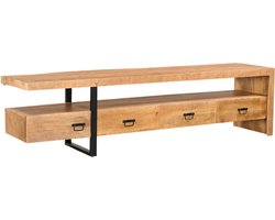 Tv-meubel Mango 240 cm - Mangohout - Massief Hout & Stijlvol Design voor Jouw Woonkamer