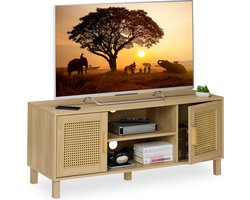 tv meubel - met poten - tot 50 inch - kabeldoorvoer - 115 cm
