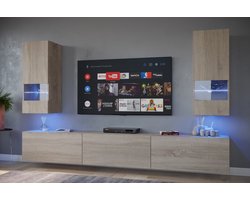Tv Meubel Next AN 1 - AN21-18S-M3-1C - Led - Sonoma - 273 cm
