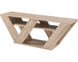 TV meubel Nome met 2 planken 110x30x40 cm eikenkleurig