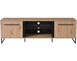 tv meubel norway- 2 deurs- eikenhout-