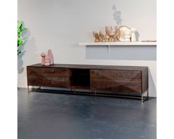 TV-Meubel Onyx | Bruin Mangohout