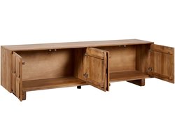 Tv Meubel Porto - Hout - Bruin/Hout - Mango - 180 x 55 x 40 cm (BxHxD)