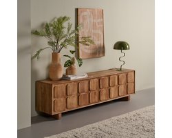 Tv Meubel Porto - Hout - Hout - Mango - 180 x 55 x 40 cm (BxHxD)