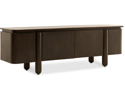 Tv-meubel Rondo Donkerbruin 175cm - Giga Meubel