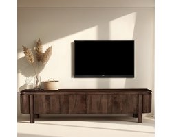 Tv-meubel Salano | Bruin Mangohout