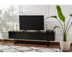 Tv-meubel Serenity Zwart 180cm
