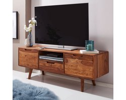 TV-Meubel Sheesham massief houten TV meubel dressoir 135x51x45cm