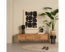Tv Meubel Sines - Mangohout - Bruin - 180 x 55 x 45 cm (BxHxD)