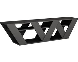 TV Meubel - Stijlvol Antraciet - 158x40x30cm - Duurzaam Melamine