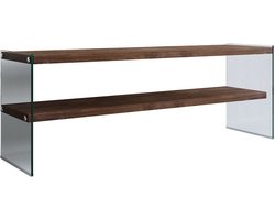 TV Meubel - Stijlvol Walnoot Design - 120x45x35cm - Duurzaam Dennenhout