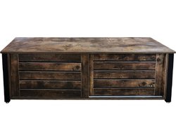TV meubel Stoer - dressoir kast met schuifdeuren - 130 cm breed