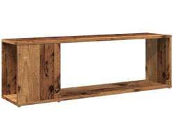 Tv-meubel | Televisiekast | Tv-kast | Mediameubel 100x24x32 cm bewerkt hout oud houtkleurig