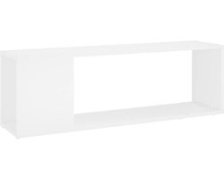 Tv-meubel | Televisiekast | Tv-kast | Mediameubel 100x24x32 cm bewerkt hout wit