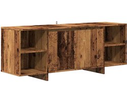 Tv-meubel | Televisiekast | Tv-kast | Mediameubel 130x35x50 cm bewerkt hout oud houtkleurig