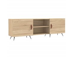Tv-meubel | Televisiekast | Tv-kast | Mediameubel 150x30x50 cm bewerkt hout sonoma eikenkleurig