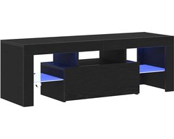 Tv-meubel | Televisiekast | Tv-kast Zwart 120 x 35 x 40 cm Bewerkt hout
