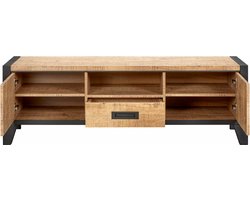 Tv Meubel Tilburg - MDF - Bruin - 152x50x45 cm (BxHxD)